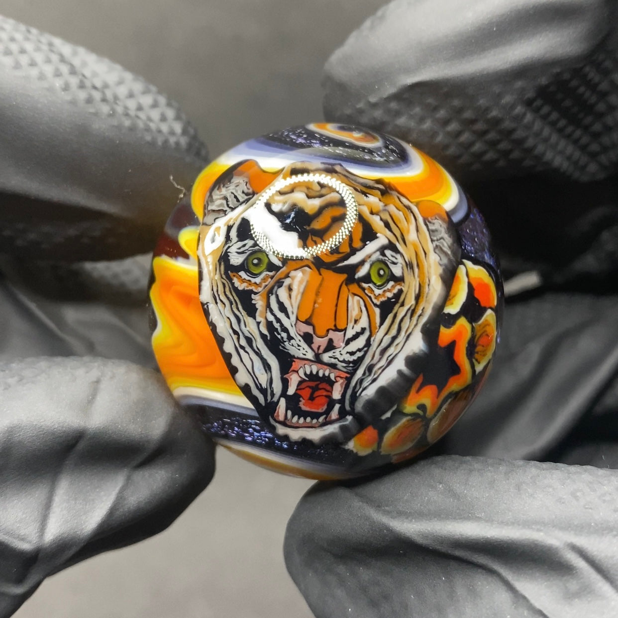 Stephen Boehme Tiger Slurper Set Marble 1.1”