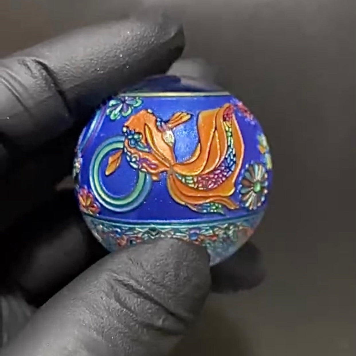 Masataka Joei Goldfish Kaleidoscope Marble 1.49”