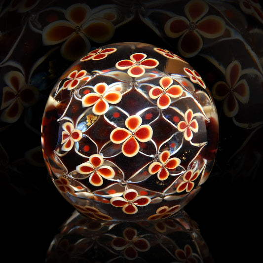 Tomoya Sakagami Flower & Cloisonne Pattern Marble 1.1”