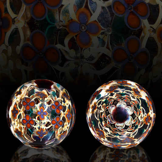 Tomoya Sakagami Flower & Cloisonne Marble 1.8”