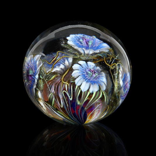 Elena Hernburg Flower Marble 1.55” Purp