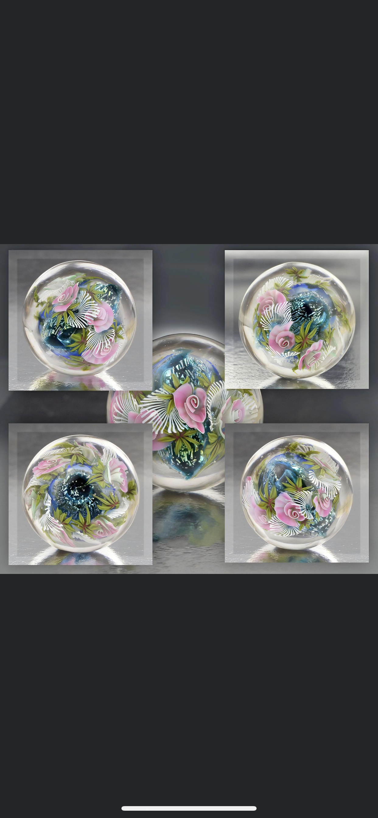 Elena Hernburg Flower Marble 1.64” 021
